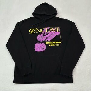 Culture Kings Enclave Poker Go Black Graphic Logo Hoodie Sweatshirt Men’s XL